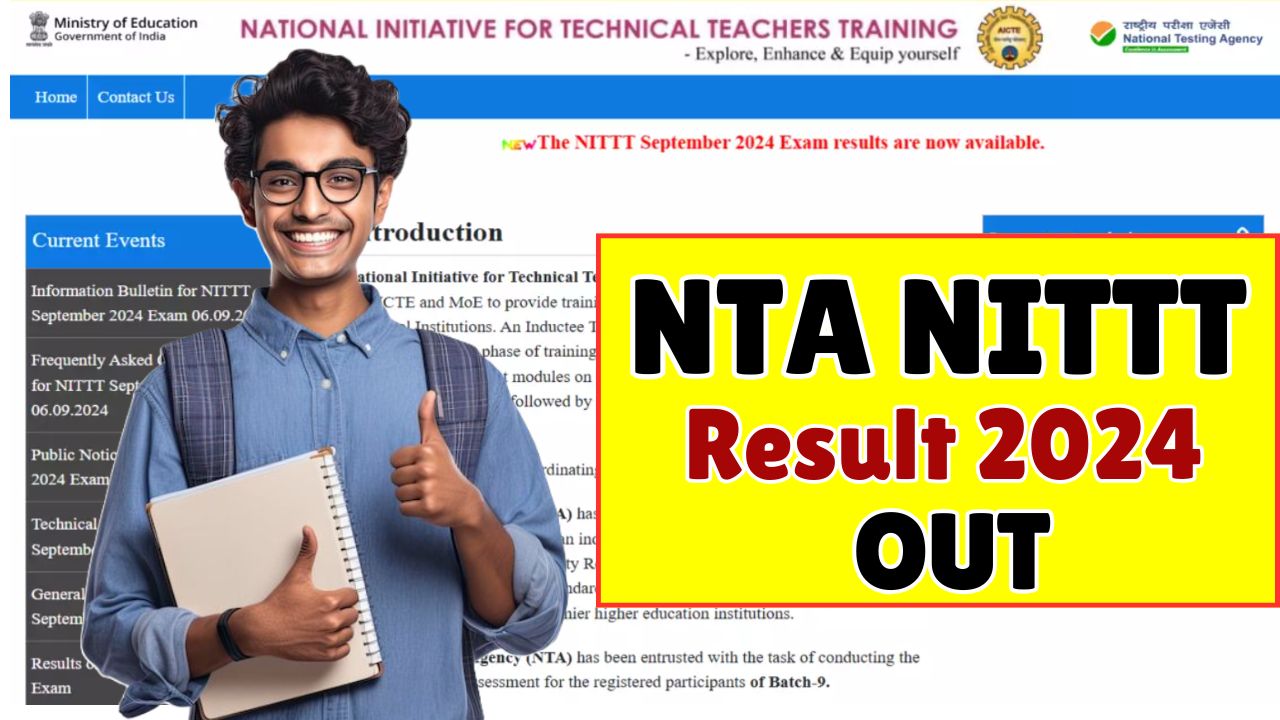 NTA NITTT Result 2024