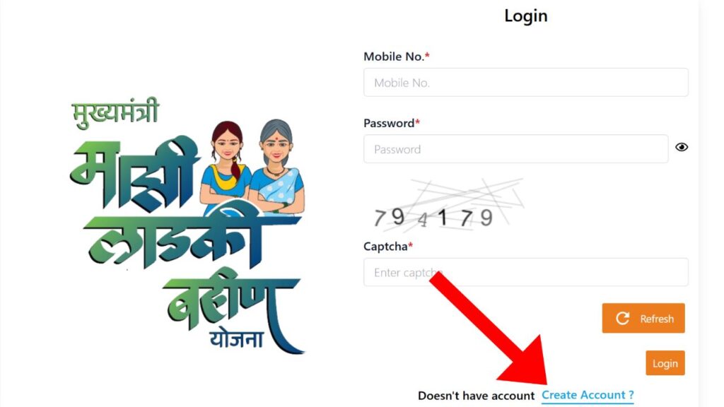 Mukhyamantri Majhi Ladki Bahin Yojana 2025 CREATE ACCOUNT min